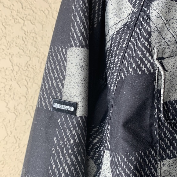 Rip Zone Core Snowboarding Jacket grey & black - Picture 4 of 11